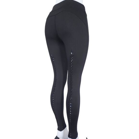 THE CUT - LARGE - Back-Seamed Style Black Leggings - Non-See Through - Raver - Picture 6 of 7